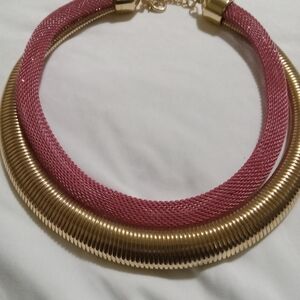 Mika,two-toned Jo Omega Necklace!